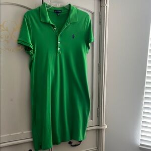 Ralph Lauren Vibrant Green Polo Dress